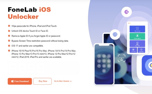zainstaluj program odblokowujący Fonelab iOS