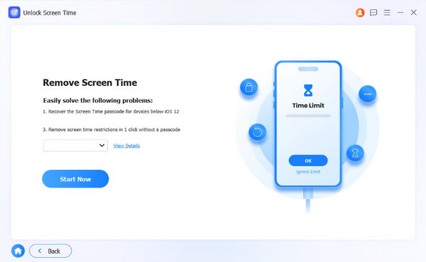 Click Start Now Button