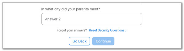 click continue