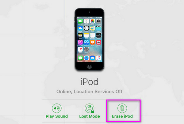 Unlock iPod Touch Through Find My Page