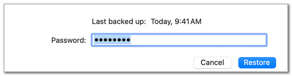 click restore