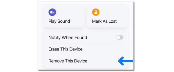 Click Remove This Device Button