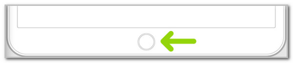 place finger on home button