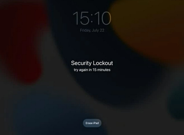 Unlock iPad Without Computer Through Erase iPad