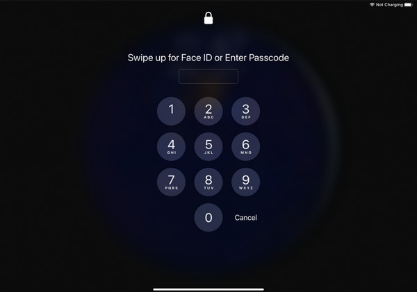 unlock ipad using screen passcode