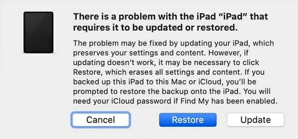 choose restore option