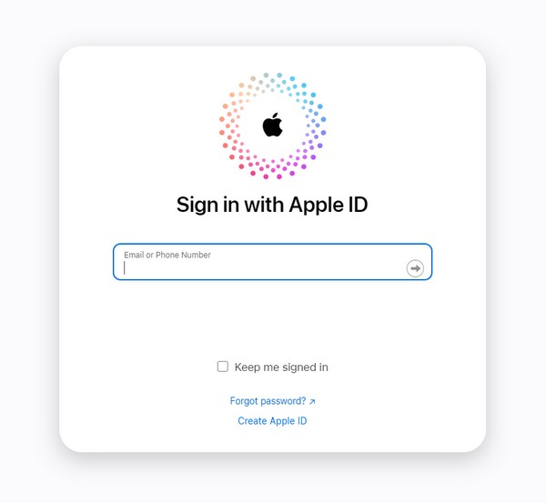 log into icloud account