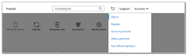 click sign in