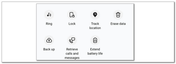 choose erase data