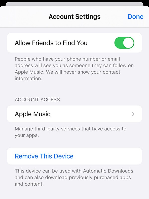 unsync iphone from ipad on settings
