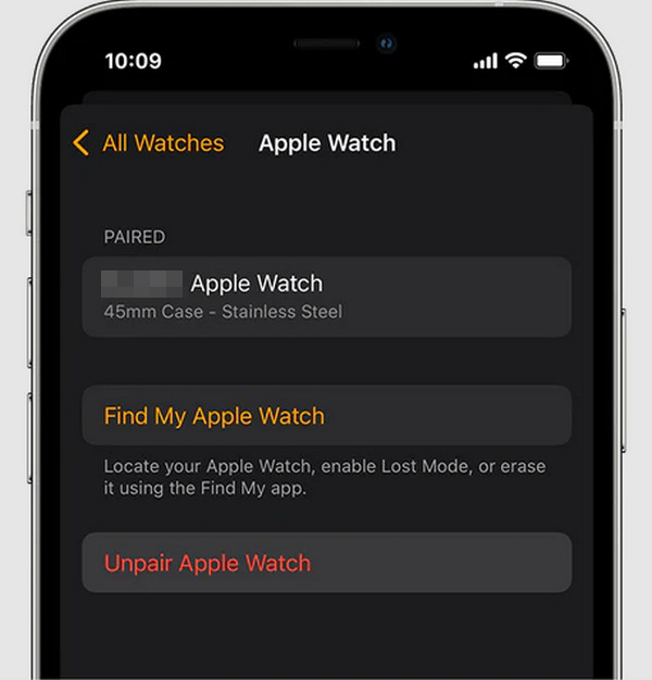 Unpair Apple Watch From iPhone