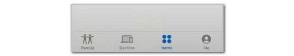 select people device items or me