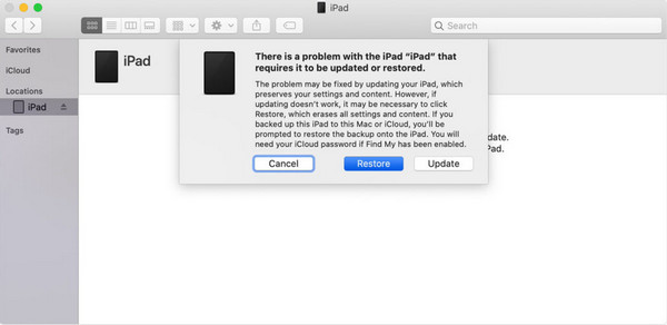click restore