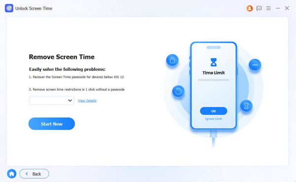 Click Start Now Button