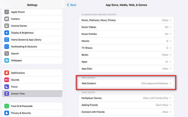 Tap Web Content Button