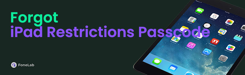 iPad Restrictions Passcode