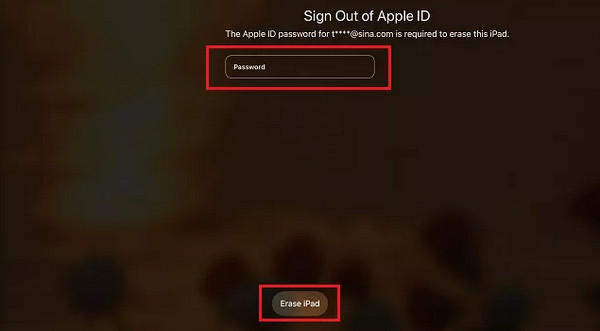 輸入Apple ID密碼