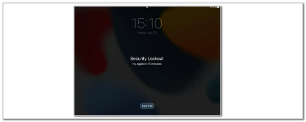 tap erase ipad
