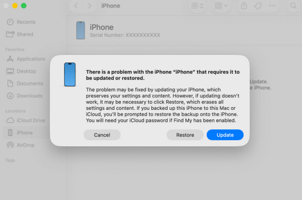 Click Restore Button