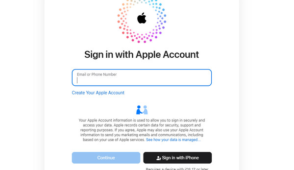 Click Continue Button