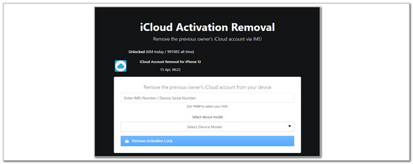 click remove acitvation lock