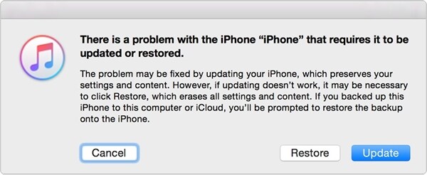 factory reset with itunes