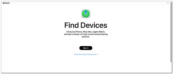 Select Sign In Button