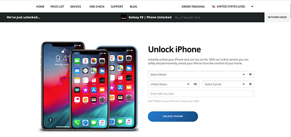 official sim unlock
