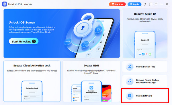 Click Unlock Sim Card Feature