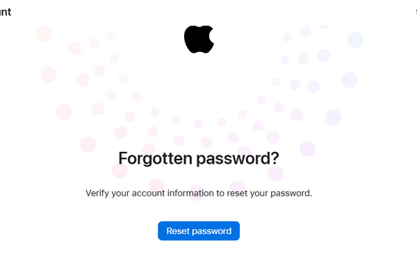 Click Reset Password Button
