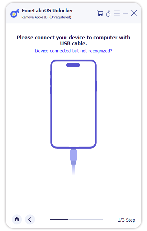 remvoe apple id main interface
