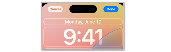 Tap Done Button