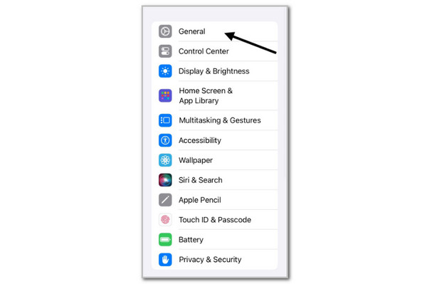 Tap General Button