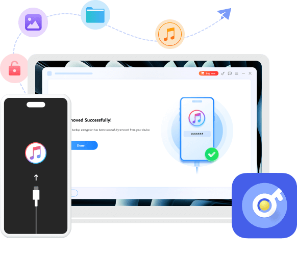 iTunesバックアップの暗号化設定を削除する
