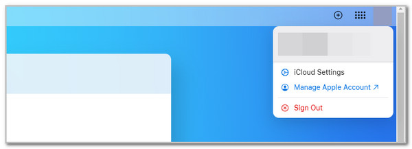 select icloud settings