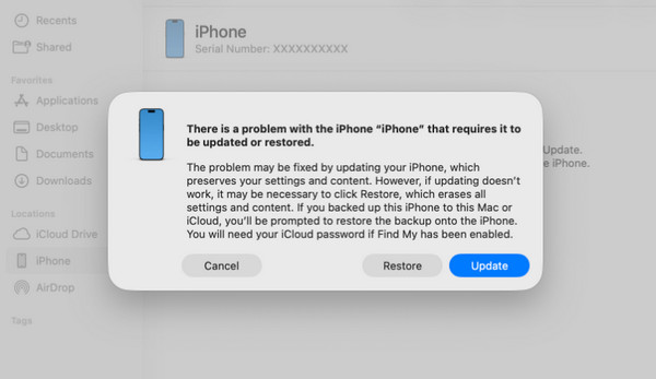 Click Restore Button