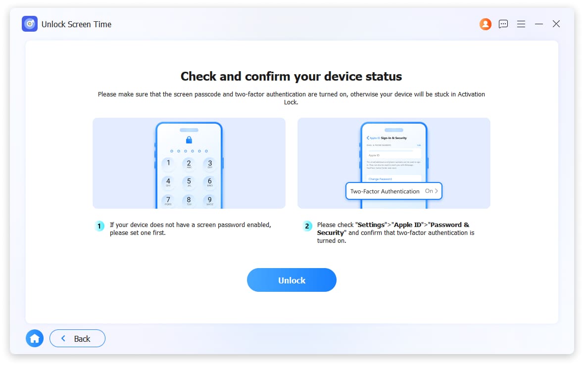 turn on two-factor authentication
