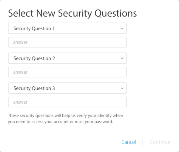 select new questions