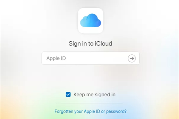 sign in icloud