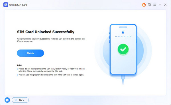 Click Finish Button