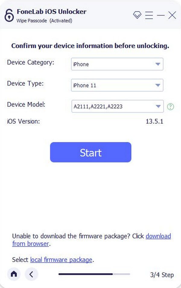 Select Start Button