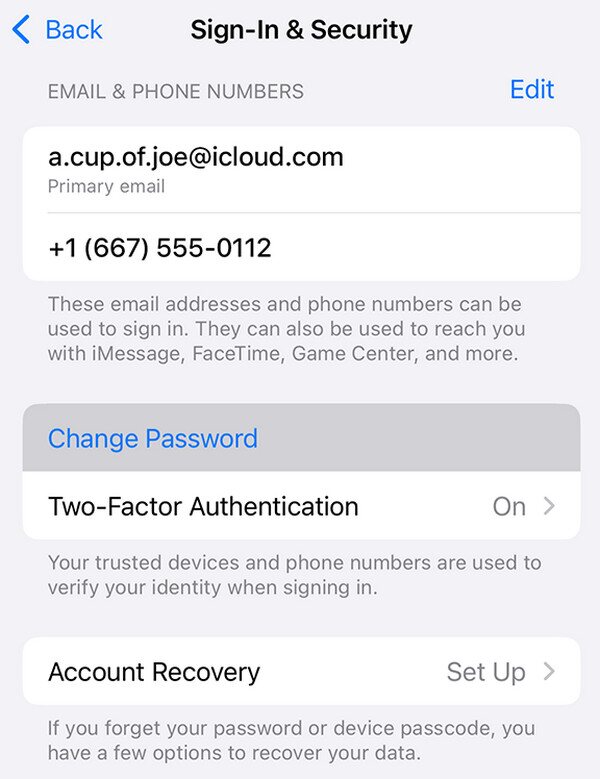 Unlock Account Using Trusted Device