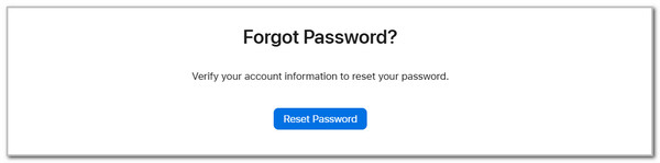 click reset password