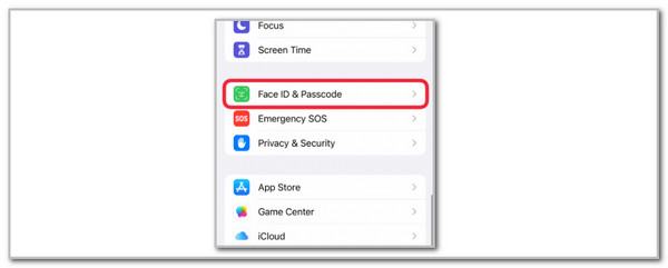 tap face id and passcode
