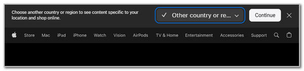 click suppor button