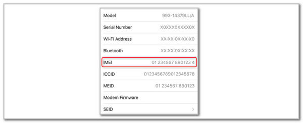iPhone iMei Number