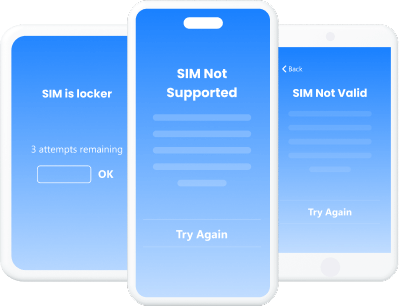 SIMカードアイコンのロック解除