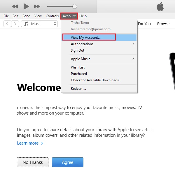 Come annullare la sincronizzazione di iPhone da iPad con iTunes