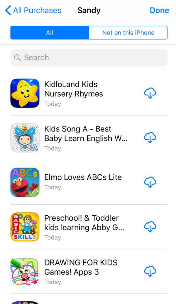 redownload app