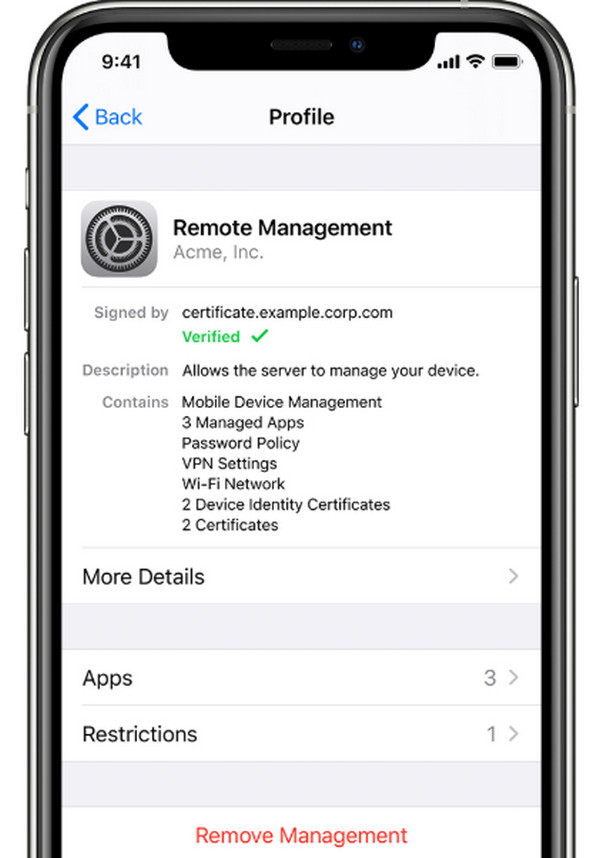 Go To Remote Management Section